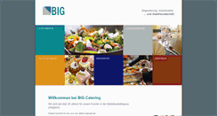 Desktop Screenshot of bigcatering.de